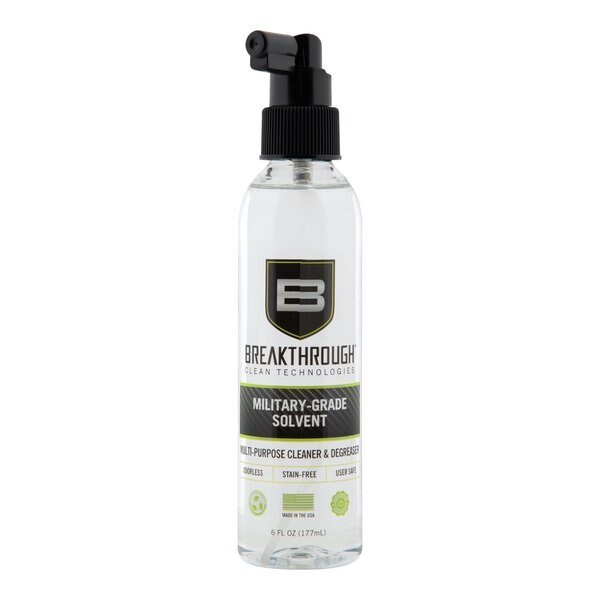 Military-Grade Solvent, 6oz Bottle, Clear, Breakthrough Clean Technologies, Mfr#: BTS-6OZ